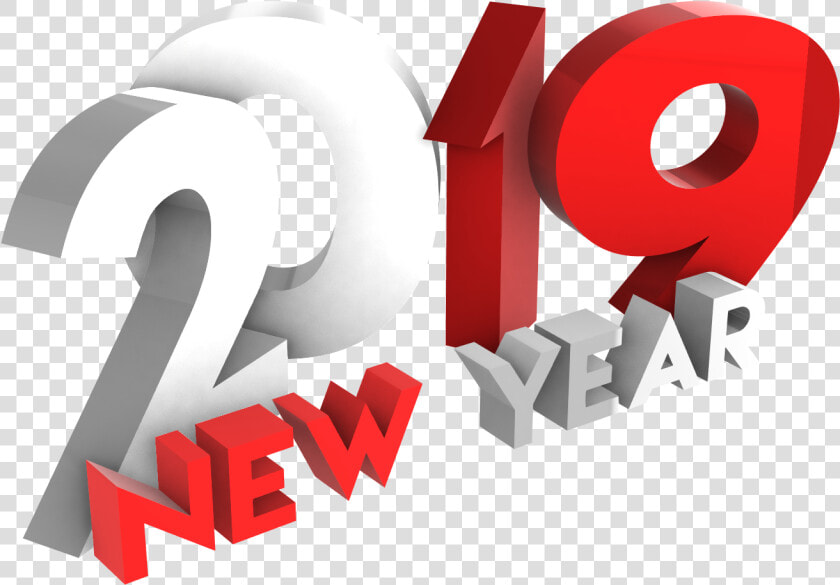 Happy New Year 2019 Png Red And White By Mtc Tutorials   Graphic Design  Transparent PngTransparent PNG