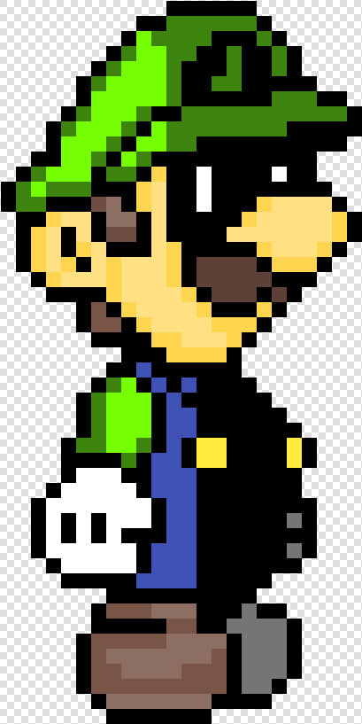 Pixel Art Mario Peach Toad Et Luigi   Paper Mario Pixel Art  HD Png DownloadTransparent PNG