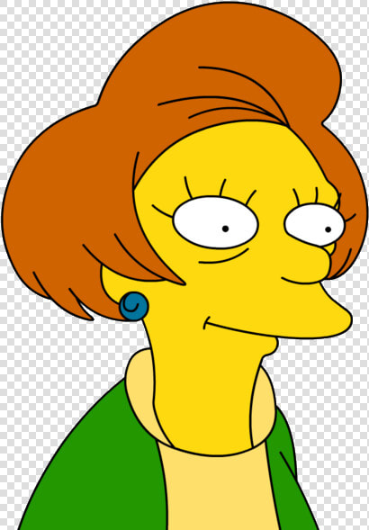 Edna Krabappel   Teacher From The Simpsons  HD Png DownloadTransparent PNG