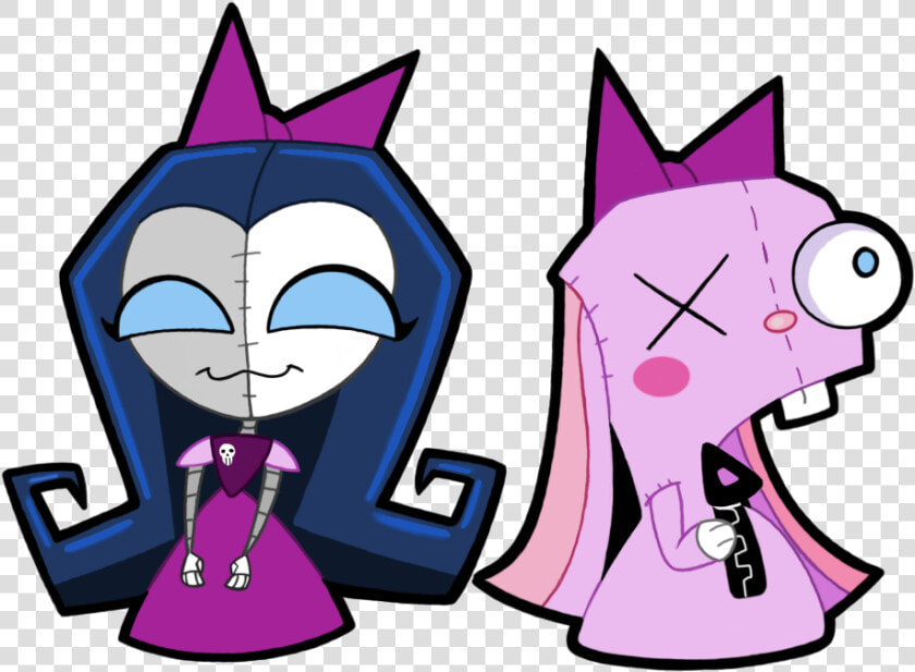 Image Transparent Library Drawing Robots Invader Zim   Invader Zim Oc Girl  HD Png DownloadTransparent PNG