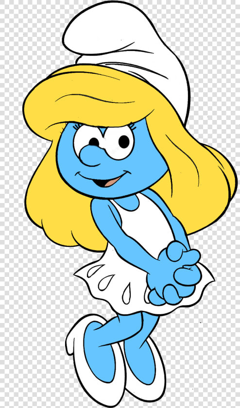 Cartoon Smurfette  HD Png DownloadTransparent PNG