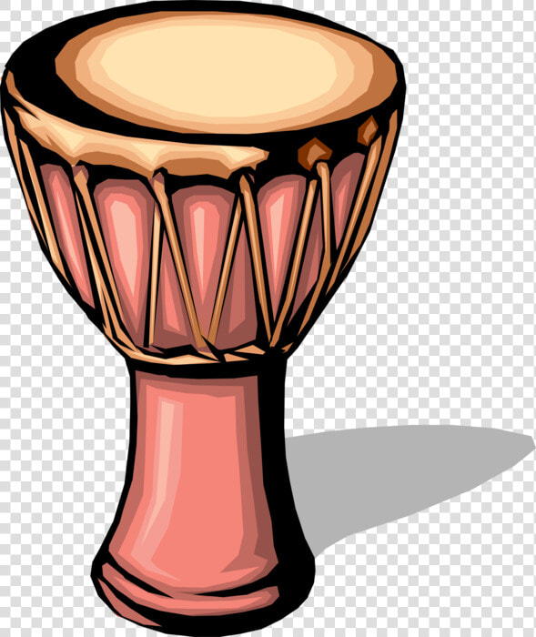 Vector Illustration Of African Djembe Skin covered   African Drum Clip Art  HD Png DownloadTransparent PNG