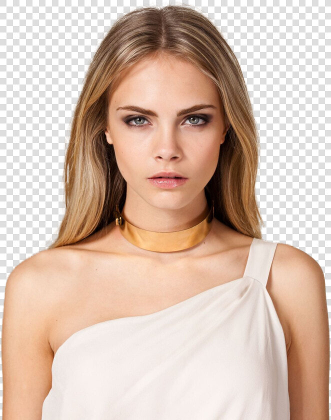 Diamond Face Shape   Cara Delevingne Beautiful Face  HD Png DownloadTransparent PNG