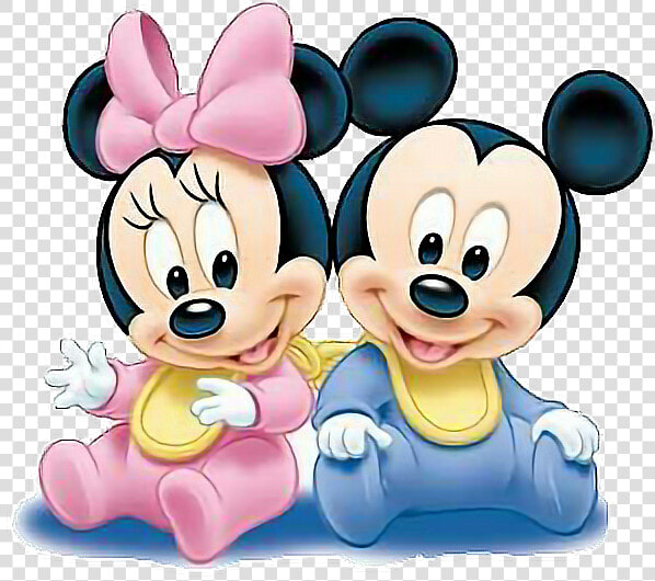  mickey  minnie  mickeymouse  minniemouse  mouse  baby   Mickey Y Minnie Bebe  HD Png DownloadTransparent PNG