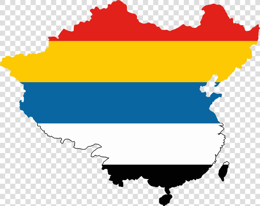 Flag Map Of The Republic Of China   Republic Of China Flag Map  HD Png DownloadTransparent PNG