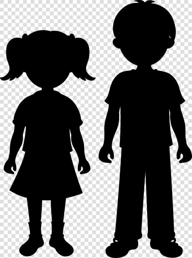 Stuffed Animals  amp  Cuddly Toys Wild Republic Hansa Baby   Boy And Girl Silhouette  HD Png DownloadTransparent PNG