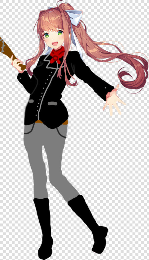 Oc Edited Media Welcome To A Brand New Beginning You   Doki Doki Literature Club Monika  HD Png DownloadTransparent PNG