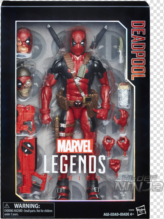 Marvel Legends Series 12 inch Figures   Deadpool Marvel Legends 12 Inch  HD Png DownloadTransparent PNG