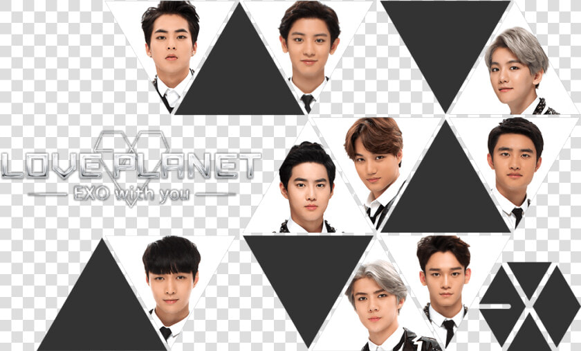 O Kyungsoo Exo Xiumin Chanyeol Suo Kai Lay Sehun Chen   Collage  HD Png DownloadTransparent PNG