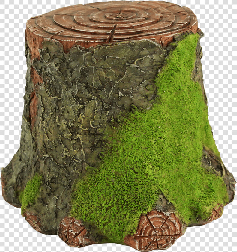 Mossy Tree Stump Display Stand   Tree Stump  HD Png DownloadTransparent PNG