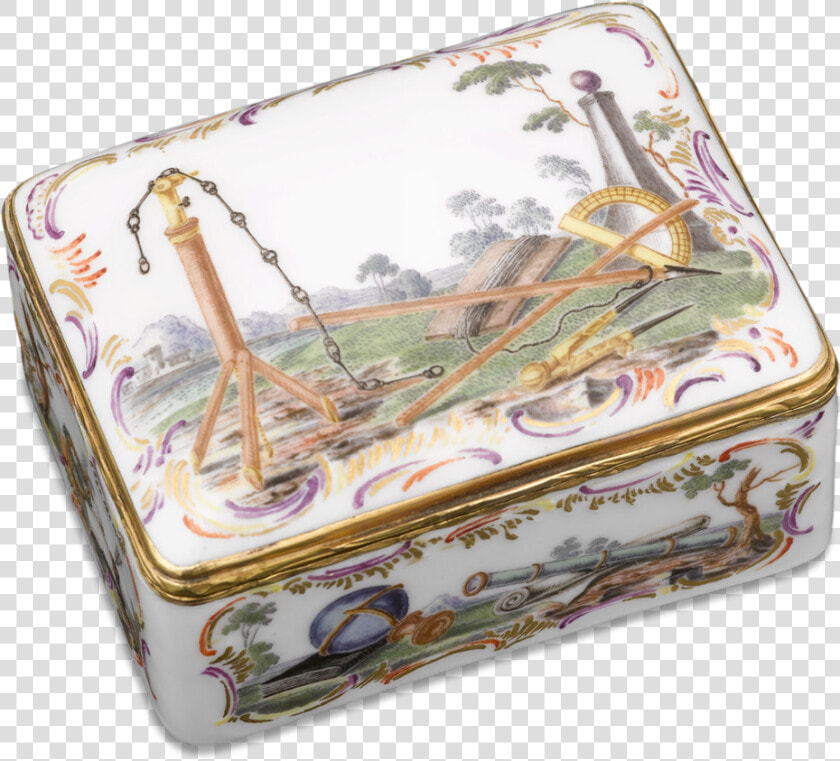 German Porcelain Snuff Box   Wallet  HD Png DownloadTransparent PNG