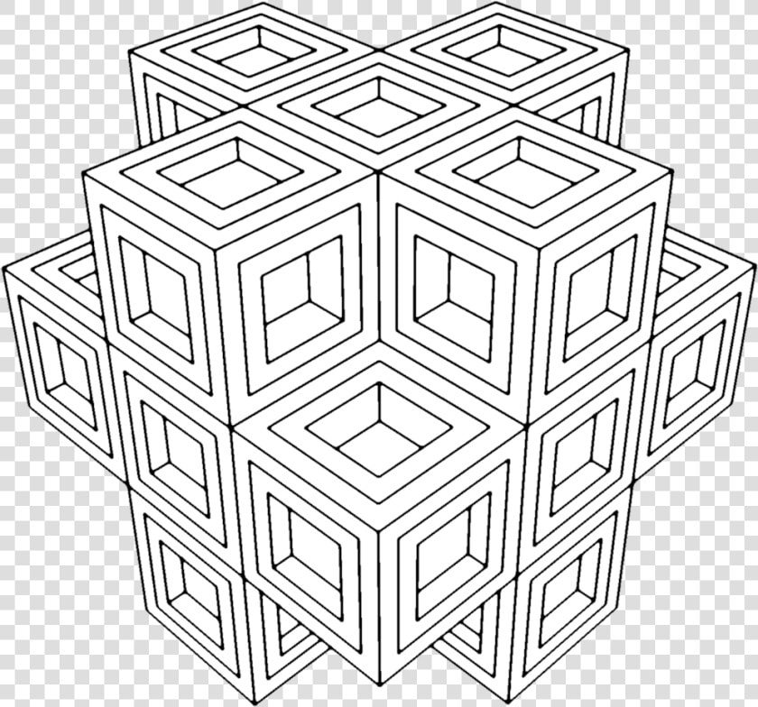 Geometry Coloring Pages coloring For Grown Ups   Geometric Coloring Pages  HD Png DownloadTransparent PNG