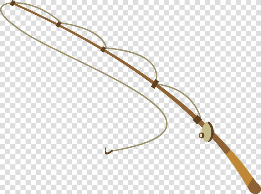 Cartoon Fishing Rods   Fish Rod Cartoon On Transparent  HD Png DownloadTransparent PNG