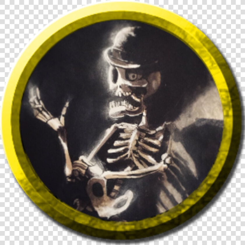 Transparent Spooky Skeleton Png   D amp d Skeleton Token  Png DownloadTransparent PNG