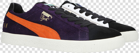 Puma The Hundreds X Clyde Sneakers   Skate Shoe  HD Png DownloadTransparent PNG