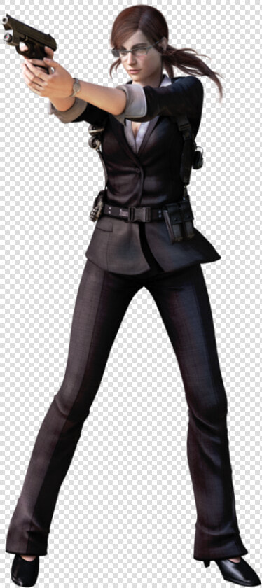 Claire Redfield Rem3d   Resident Evil The Mercenaries 3d Claire  HD Png DownloadTransparent PNG