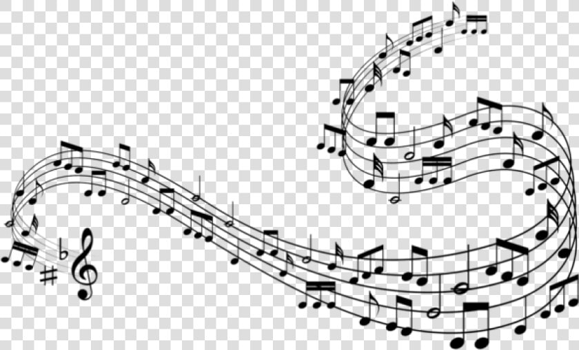 Decorative Music Notes Clipart Png   Background Music Notes Png  Transparent PngTransparent PNG