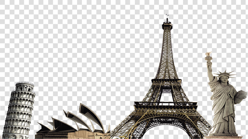 Transparent Landmarks Clipart   World Tourist Sights Png  Png DownloadTransparent PNG