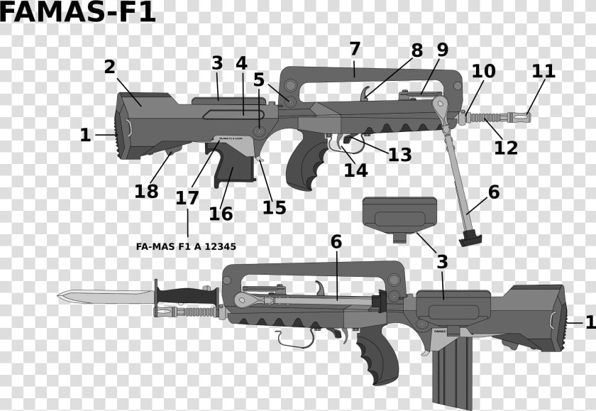 Famas F2  HD Png DownloadTransparent PNG