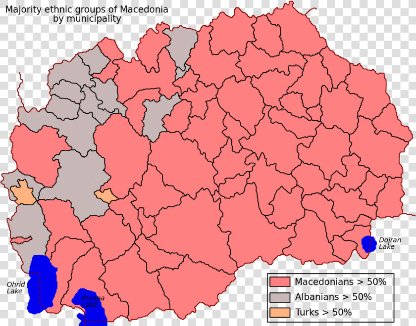 Demographic Map Of Macedonia  HD Png DownloadTransparent PNG