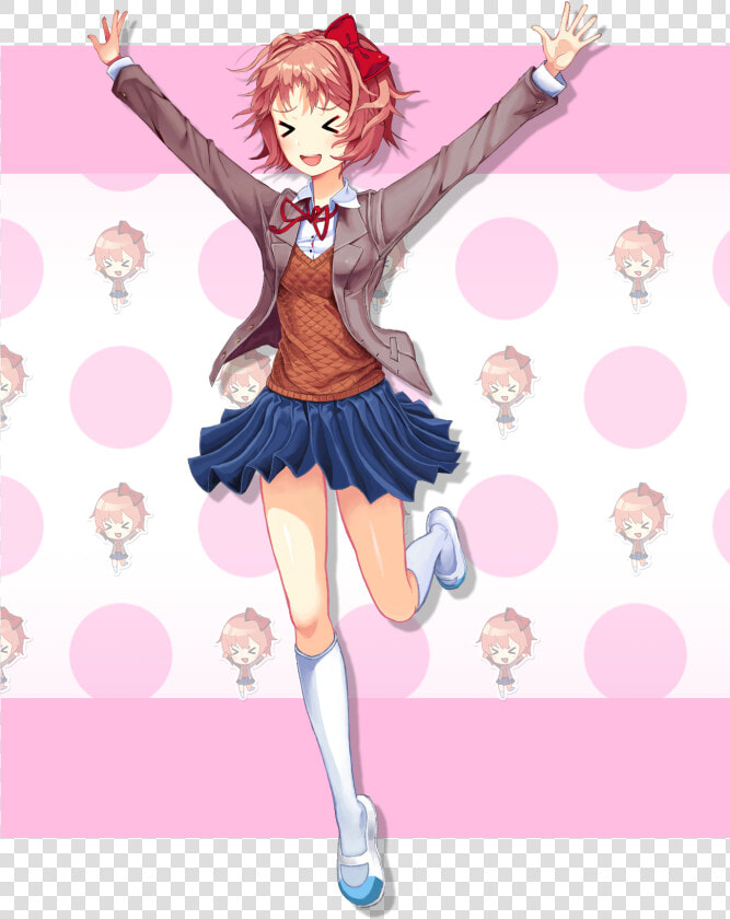 Transparent Sayori Png   Sayori Ddlc Sprites  Png DownloadTransparent PNG