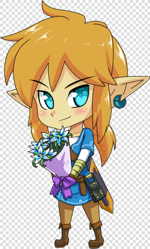 Breath Of The Wild Link   Cartoon  HD Png DownloadTransparent PNG