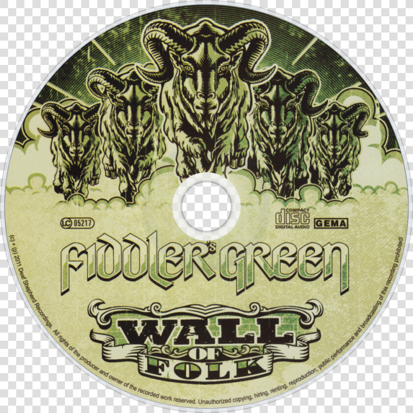 Fiddler S Green Wall Of Folk Cd Disc Image   Png Download   Cd  Transparent PngTransparent PNG