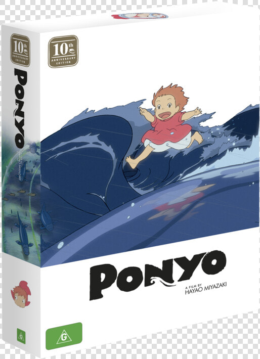 10th Anniversary Limited Edition Dvd blu ray Box Set   Ponyo Dvd 10  HD Png DownloadTransparent PNG