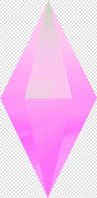  pink  sims  recolored  diamond  pastel  aesthetic   Triangle  HD Png DownloadTransparent PNG