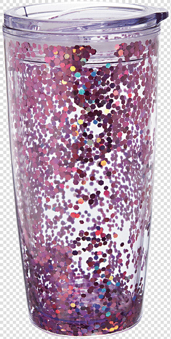 Slant Pink Confetti Travel Tumbler  HD Png DownloadTransparent PNG