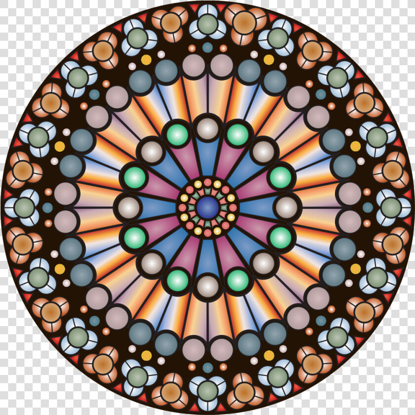 Rose Window Of Notre dame   Light Distribution Curve Of Track Light  HD Png DownloadTransparent PNG