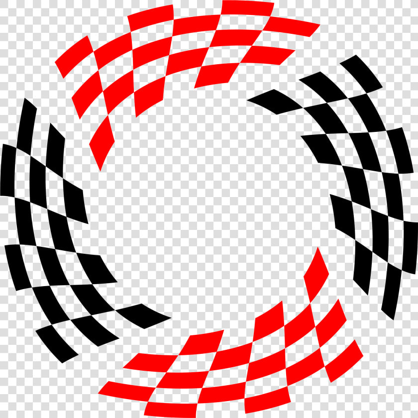 Racing Flags 2 farbig   Op Art Circle  HD Png DownloadTransparent PNG