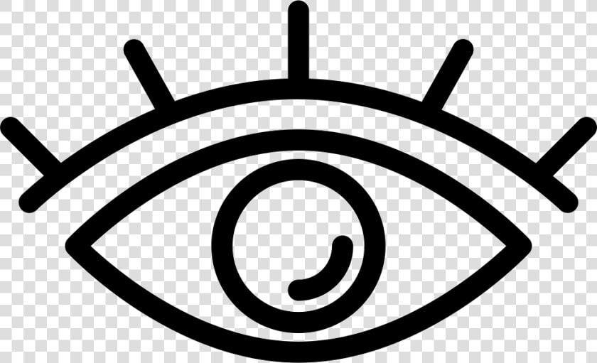 Eye With Lashes Png Clipart Stock   Eye Icon Svg  Transparent PngTransparent PNG