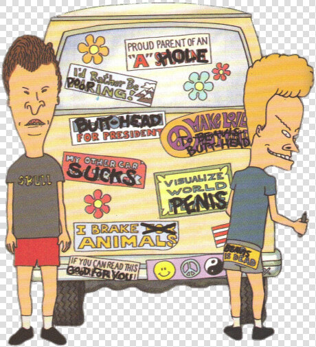 Beavis And Butt Head Writing Profanities   Beavis And Butthead Nurse  HD Png DownloadTransparent PNG