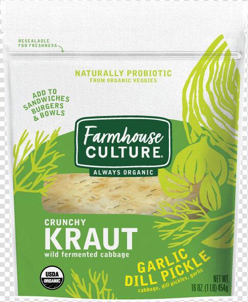 Garlicdill Kraut Fermented  HD Png DownloadTransparent PNG