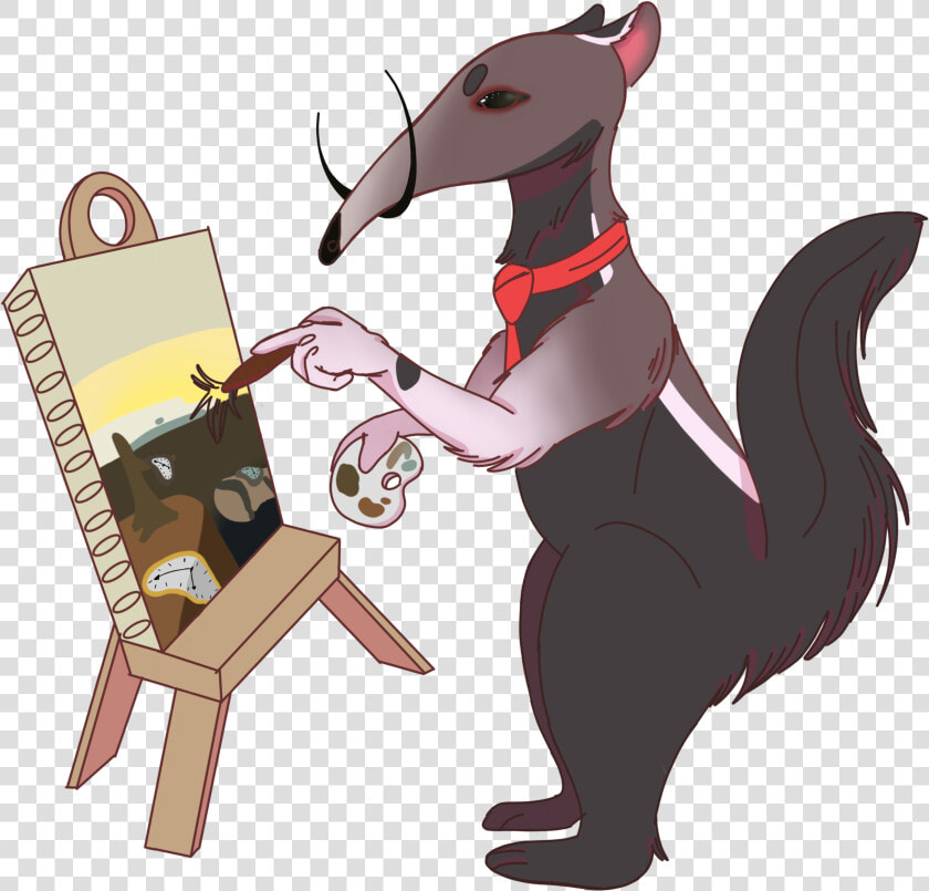 Salvador Dali Anteater Paintings  HD Png DownloadTransparent PNG