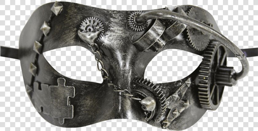 Silver Steampunk Masquerade Mask   Masquerade Masks Steampunk  HD Png DownloadTransparent PNG