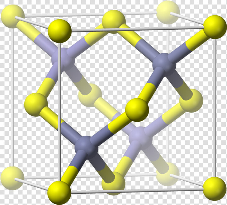 Sphalerite Unit Cell Depth Fade 3d Balls   Structure Of Zno Nanoparticles  HD Png DownloadTransparent PNG