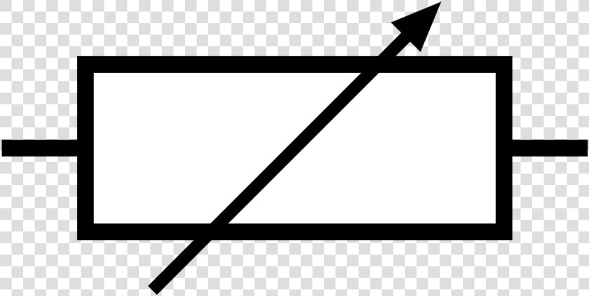 Circuit Symbol Variable Resistor  HD Png DownloadTransparent PNG