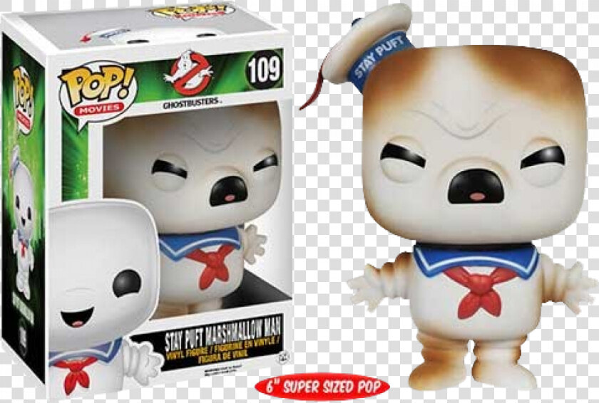 Stay Puft Toasted Pop Vinyl   Funko Pop Marshmallow Man  HD Png DownloadTransparent PNG