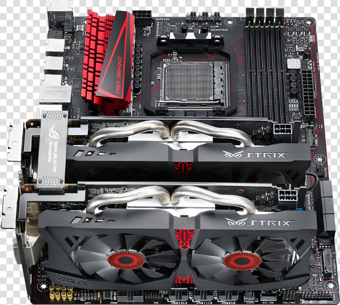 Clip Art Pro Gaming Motherboards   Asus 970 Pro Gaming Aura Am3 Am3 Amd970 Ddr3  HD Png DownloadTransparent PNG