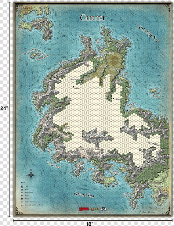 Map Of Chult Tomb Of Annihilation  HD Png DownloadTransparent PNG