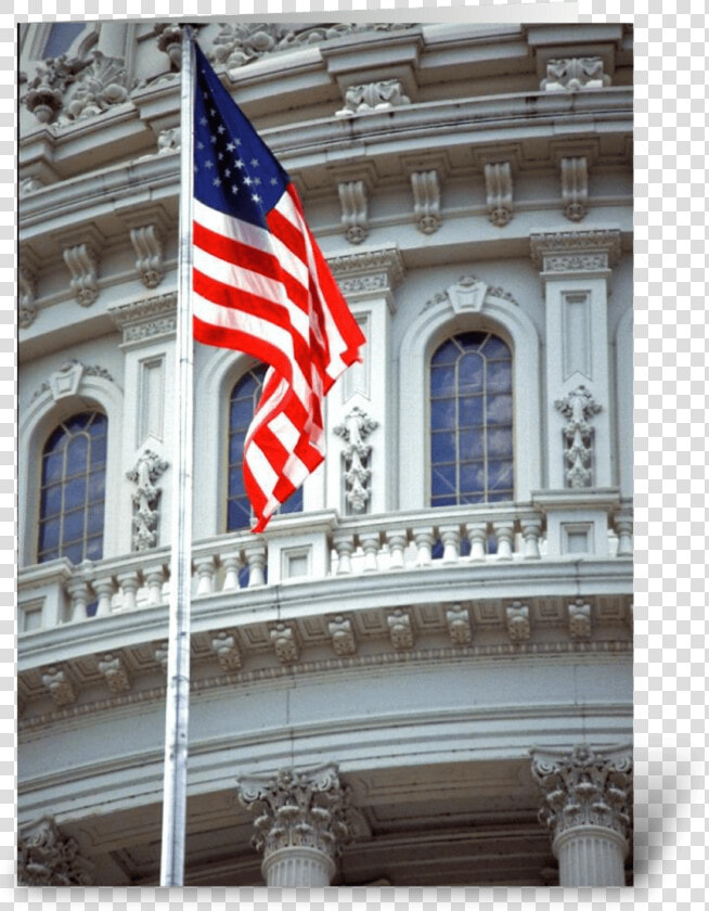 American Flag us Capitol Greeting Card   U s  Capitol  HD Png DownloadTransparent PNG