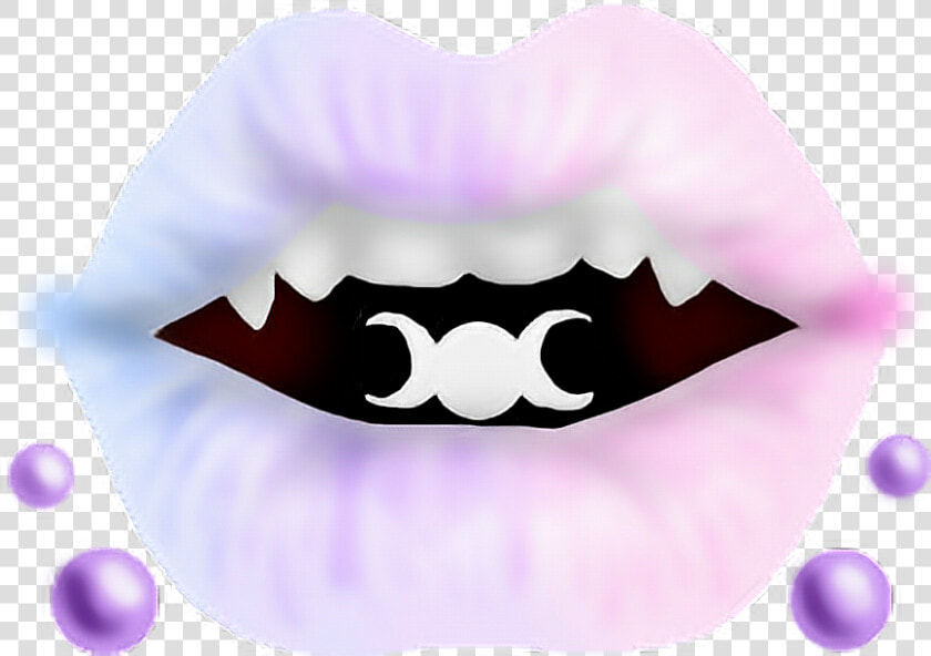 Kawaii Cute Space Pastel Pastelgoth Pircing Tumblr   Transparent Pastel Lips  HD Png DownloadTransparent PNG