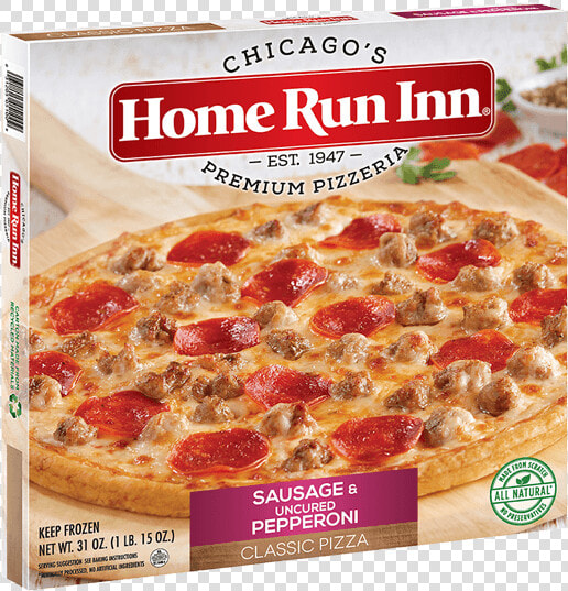 Home Run Inn Sausage And Mushroom Pizza  HD Png DownloadTransparent PNG