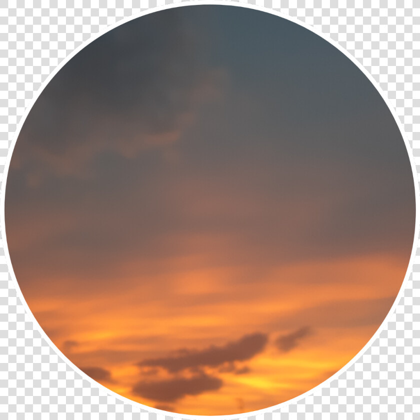  aesthetic  grunge  clouds  orange  blue  circle  sky   Circle  HD Png DownloadTransparent PNG