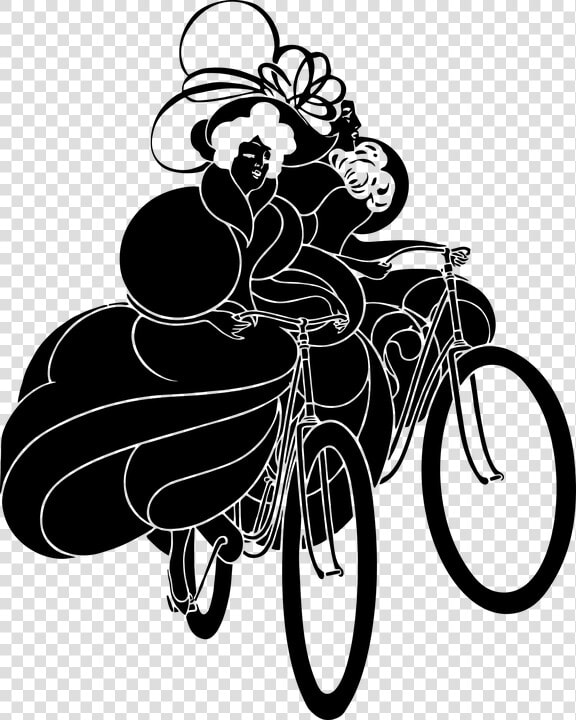 Woman  Bicycle  Silhouette  Women  Female  Girl  Lady  HD Png DownloadTransparent PNG