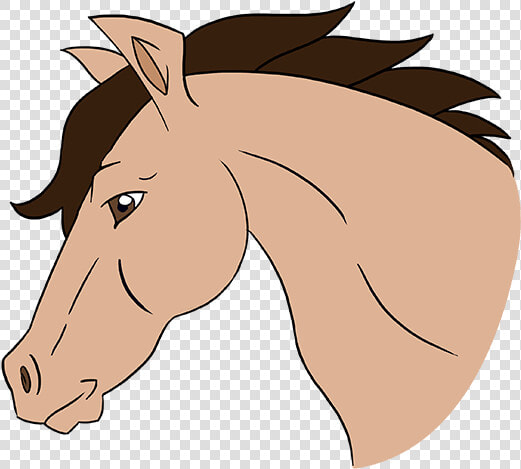 Horse Head Png Clipart   Cartoon Horse Head Side View  Transparent PngTransparent PNG