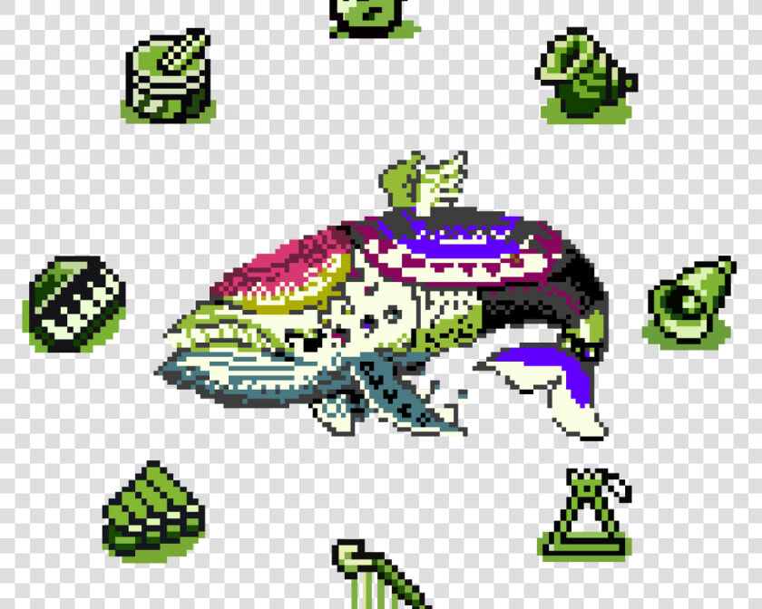 Links Awakening 8 Bit Wind Fish Instruments Of The   Legend Of Zelda Links Awakening Pixel Art  HD Png DownloadTransparent PNG