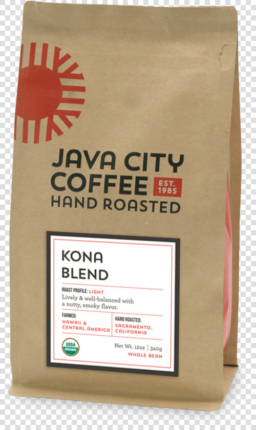 Kona Blend   Java Coffee Package  HD Png DownloadTransparent PNG